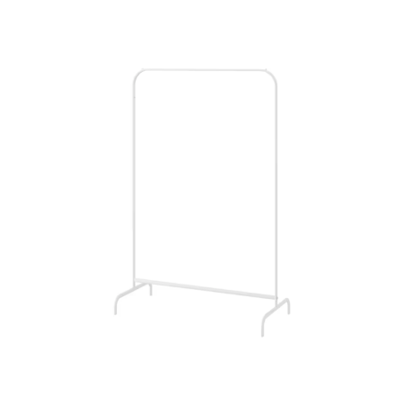 Wieszak na ubrania lekki biały