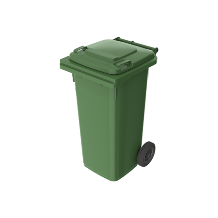 Pojemnik na odpady 120L zielony