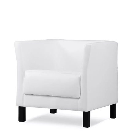 Fotel Club biały